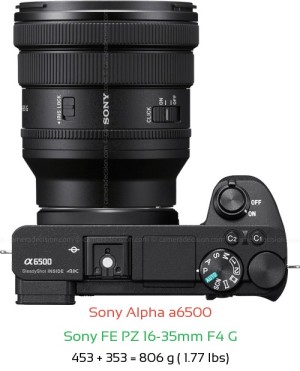Sony A6500 Camera and Sony E 16-70mm F4 ZA OSS Lens