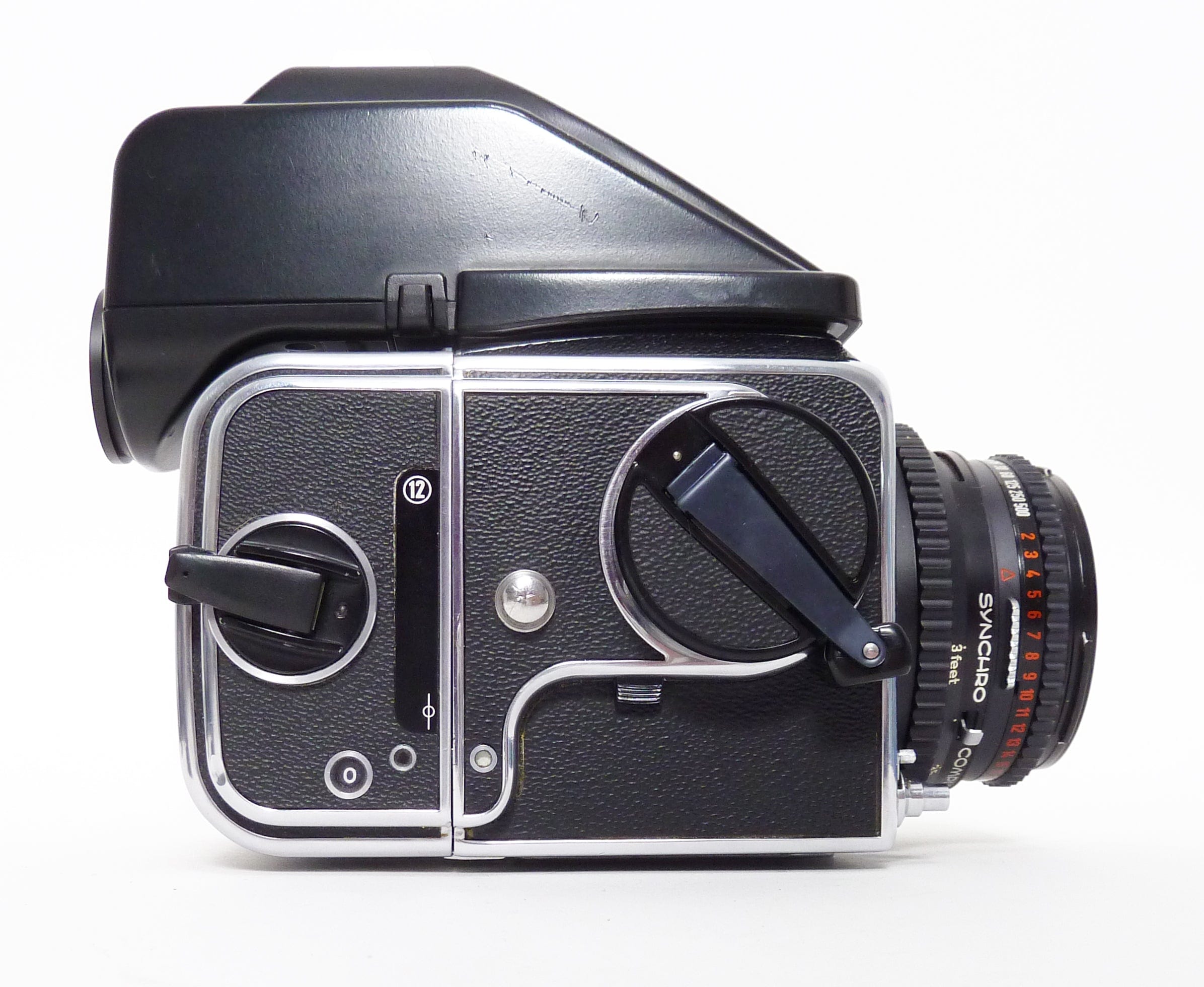 Hasselblad 500C/M Black with Planar 80mm f2.8 T* Black Lens - A12