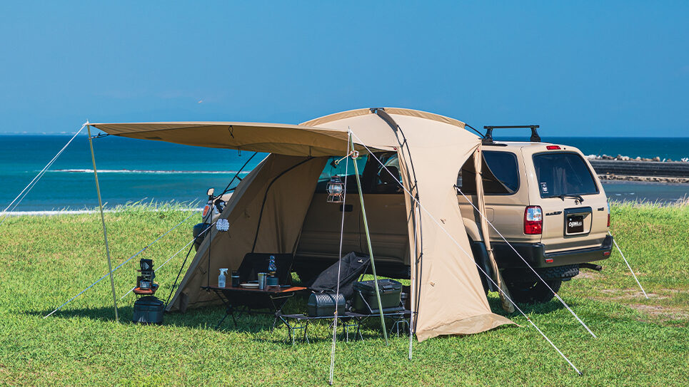 ogawa2024年新商品「カーサイドシェルター T/C」 | キャンプレビュー