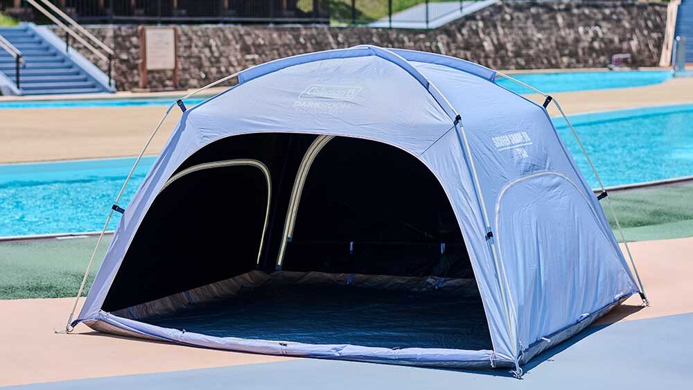 コールマン2025年新商品「スクリーンシェード DR（ゼンブルー