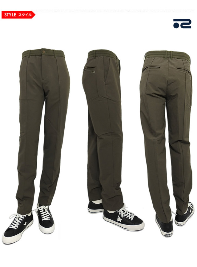 ROSASEN［ロサーセン］CENTER CREASE STRETCH PANTS/ 二重織りドビー裏