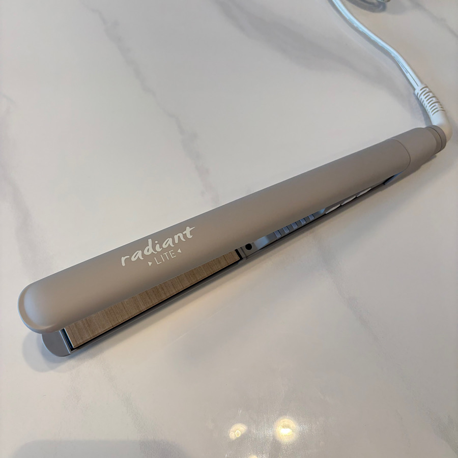 新品同様】ラディアント LITE グレー 海外旅行可 ストレートアイロン