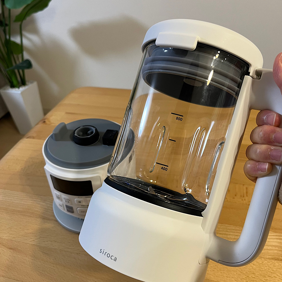 siroca（シロカ） 選べる2大特典 ミキサー ヒーター機能付き ホット