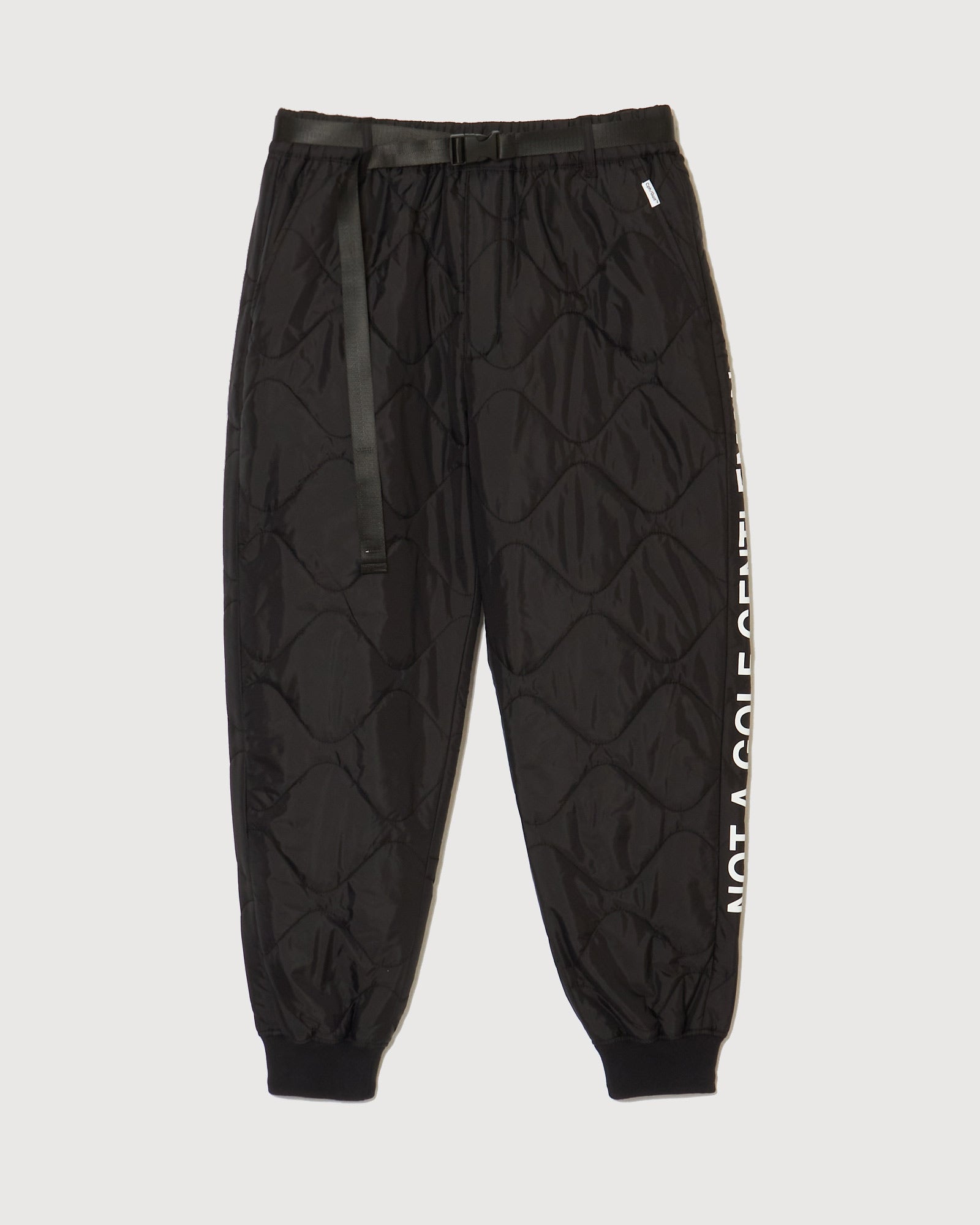 QUILTING ADJUSTABLE JOGGER PANTS - BLACK - – Cph/Golf™︎