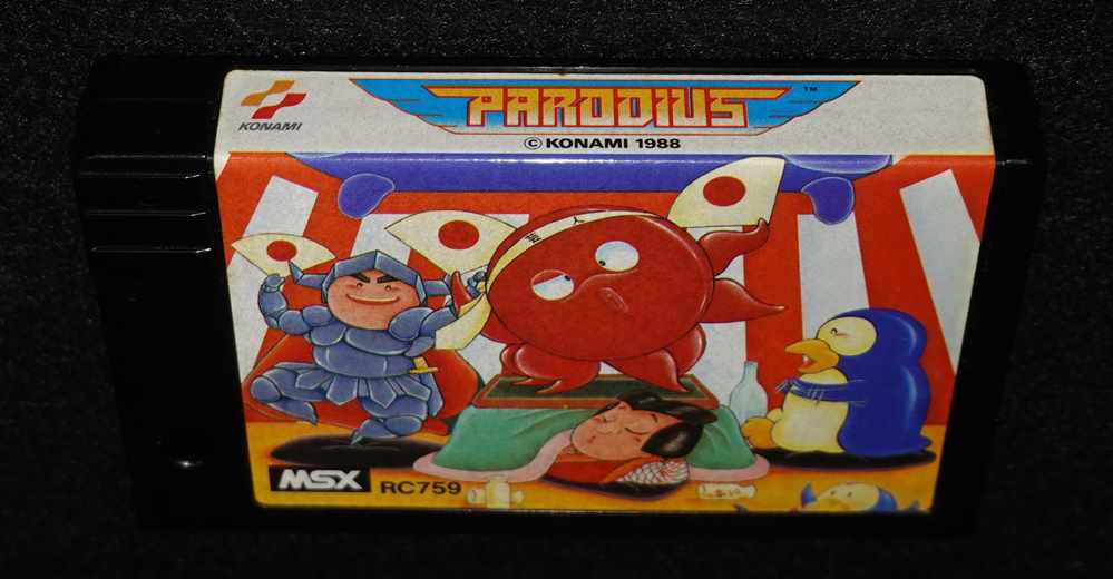 パロディウス ～タコは地球を救う～ MSX ROMカートリッジ RC759【箱