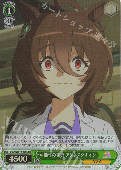 傷】 SR 可能性の探究 アグネスタキオン 販売 | 劇場版『ウマ娘