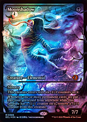 月影 foil 英語 ジャパンショーケース moonshadow MTG ローウィンの昏