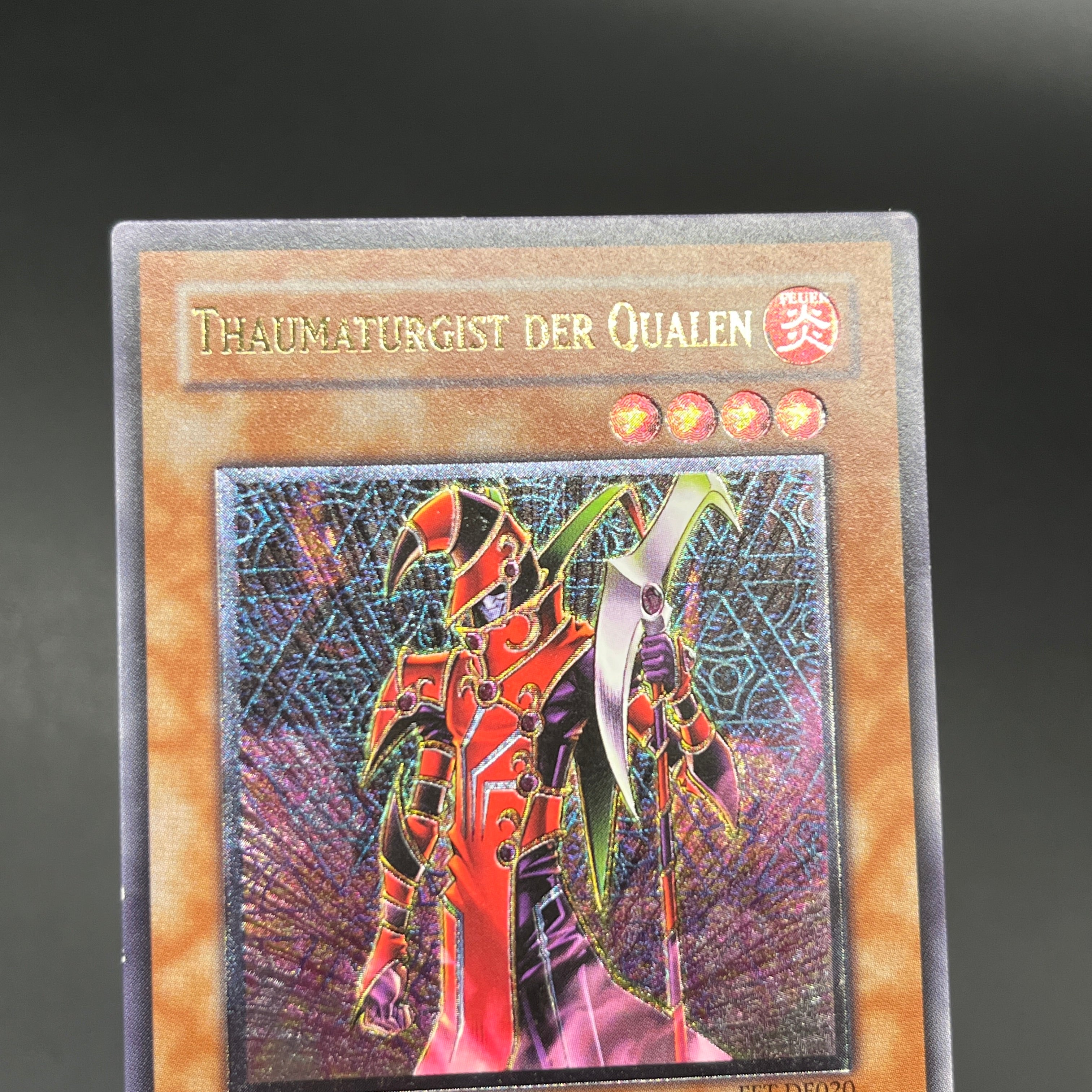 遊戯王 ブラッド・マジシャン－煉獄の魔術師－/レリーフ/ドイツ語/EU版