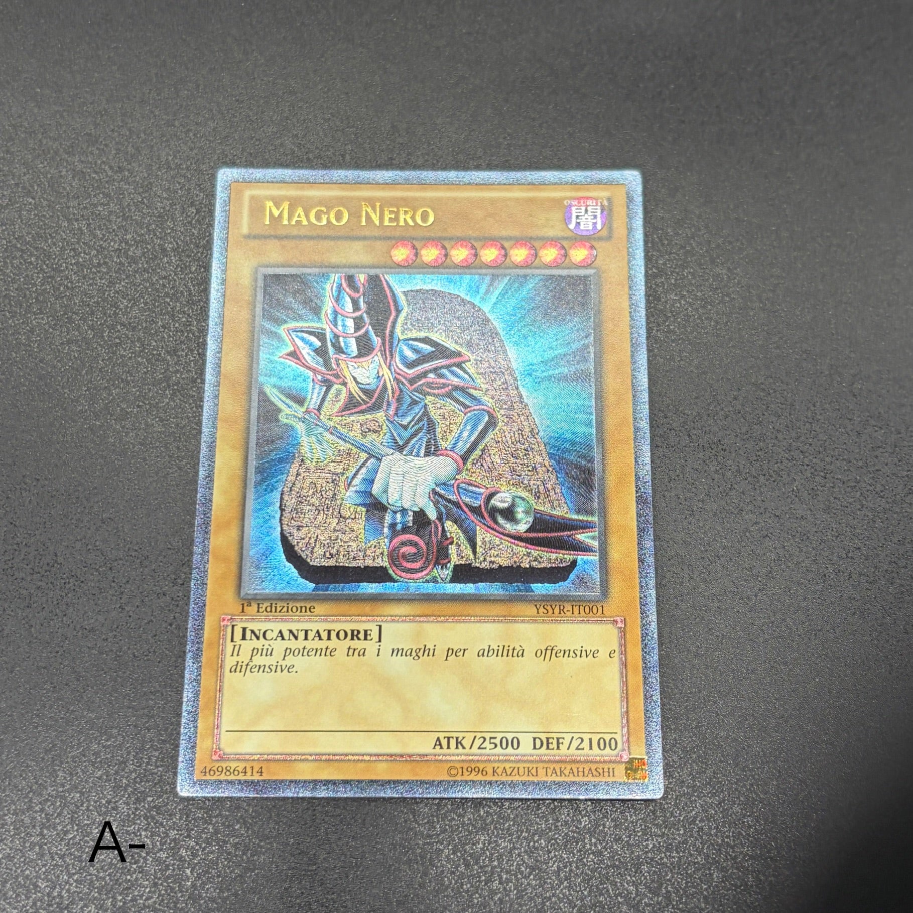 遊戯王 ブラック・マジシャン/レリーフ/イタリア語/1st/EU版 – カード