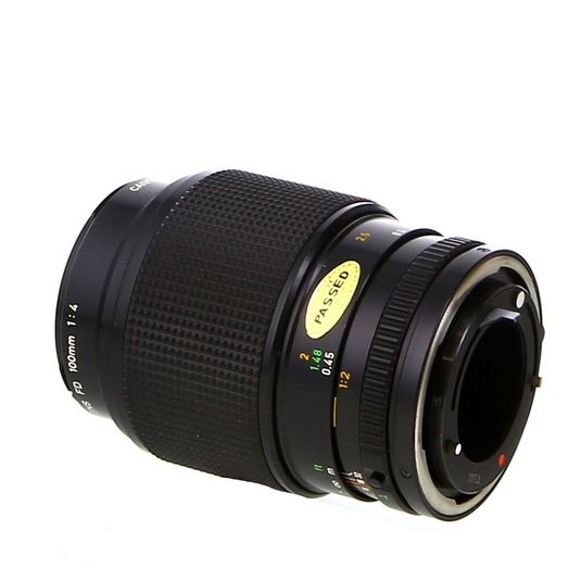 Canon 100mm f/4 Macro FD Mount Lens {52}
