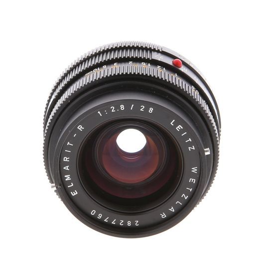Leica 28mm f/2.8 Elmarit-R 3 Cam Lens, Black {48}