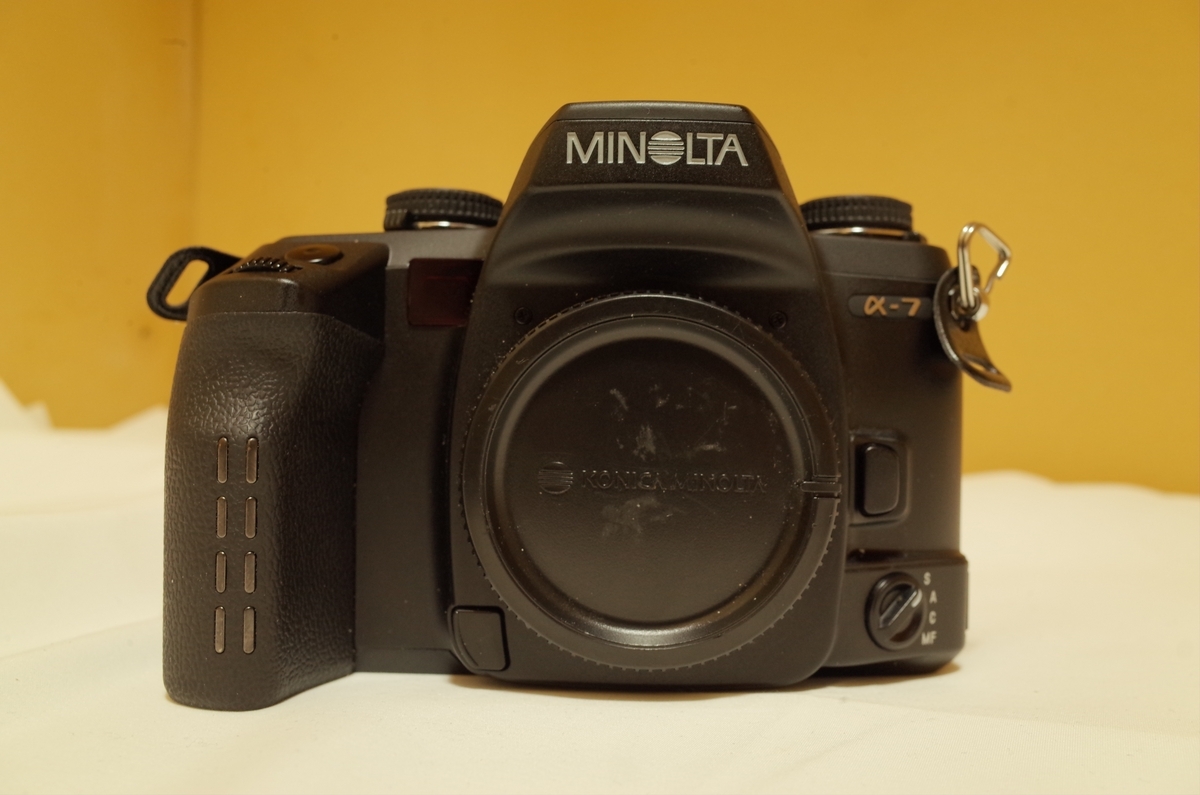 MINOLTA α-7 ミノルタ末期のフィルム一眼レフ 使ってみて - 怠惰に生き