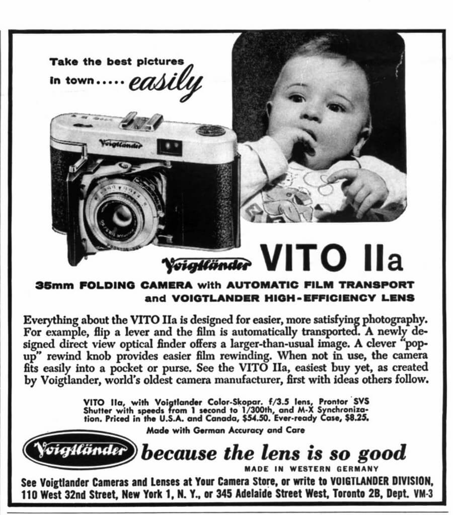 フォクトレンダー ヴィトー IIa ・ Voigtlander Vito IIa
