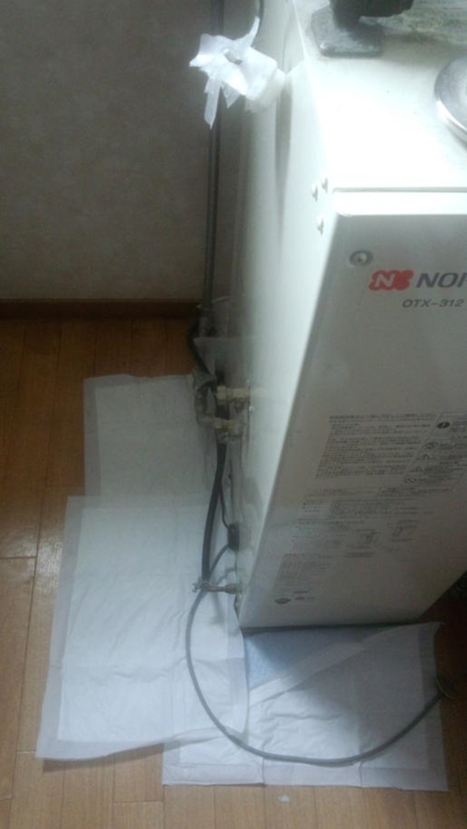 石油ボイラーノーリツOTX－312FFからOTX－315FFへ交換