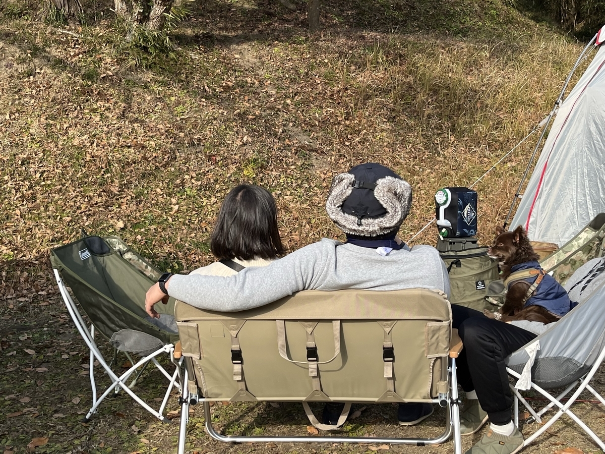 DODのグッドラックソファで快適キャンプ - campdog のファミリー