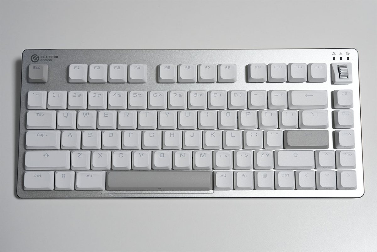 エレコム VK720AL ロープロファイルゲーミングキーボードレビュー