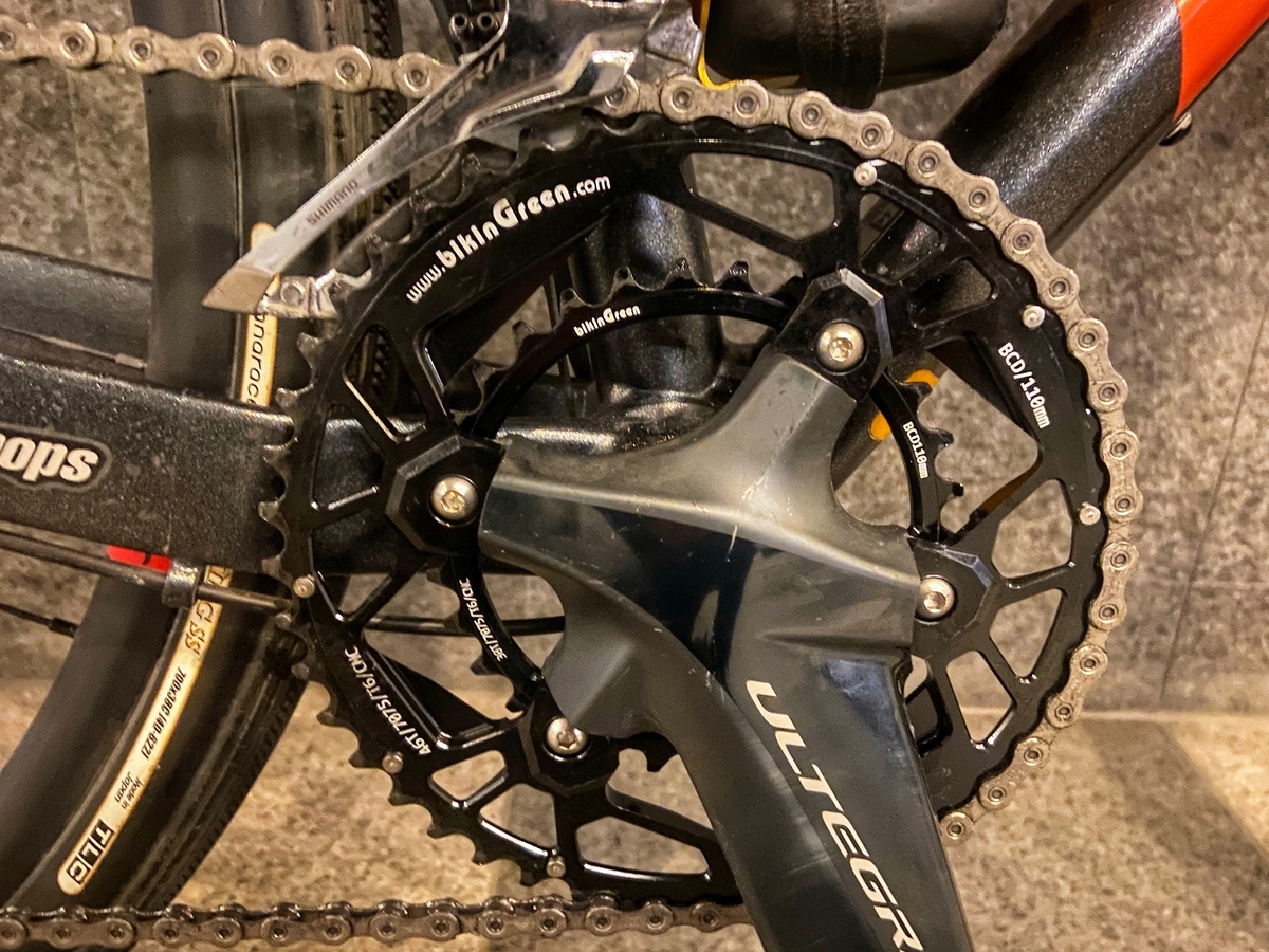 Revoltのチェーンリング交換 - クロモリ迷走記