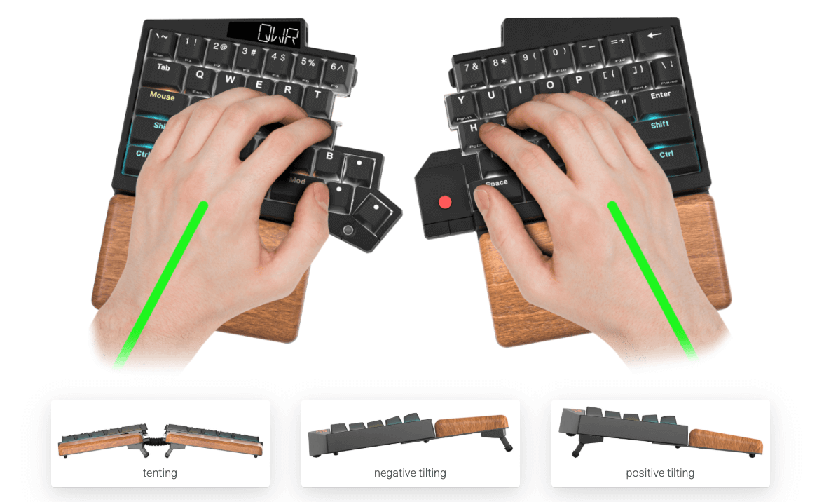 Ultimate Hacking Keyboard UHK 60｜究極の拡張性を備えたプロ向け分割