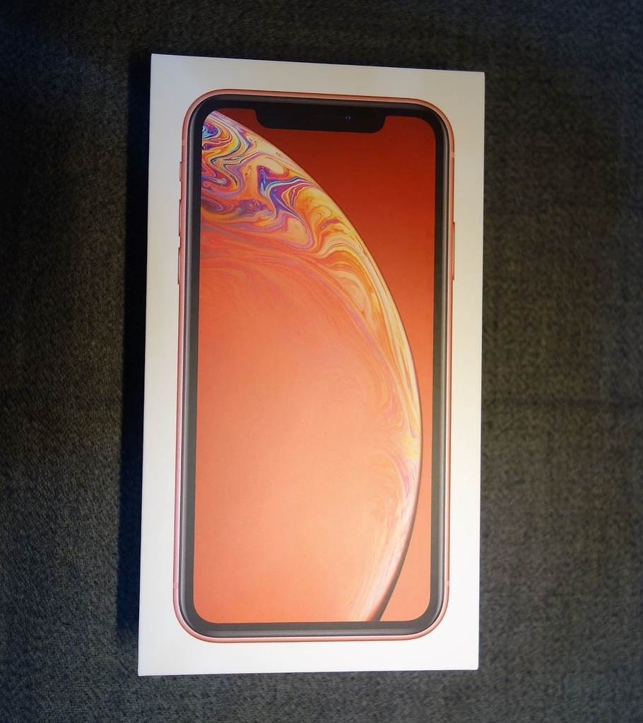 iPhone XR（コーラル）を開封&レビューしますの！--iPhone XやiPhone