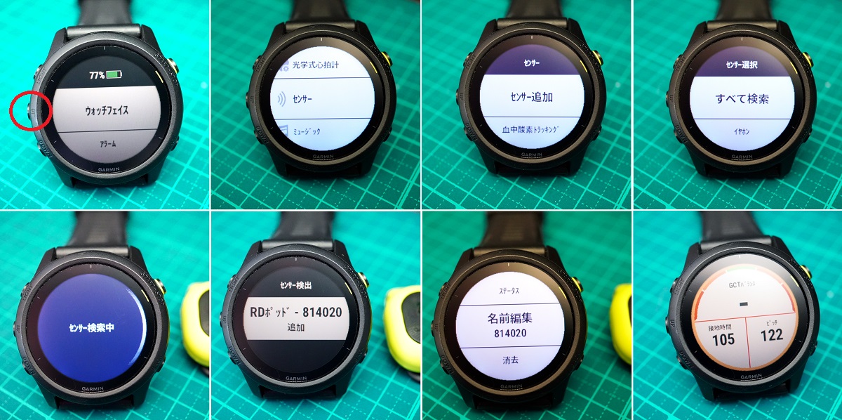 Garmin のランニングフォーム分析用センサー「ランニングダイナミクス