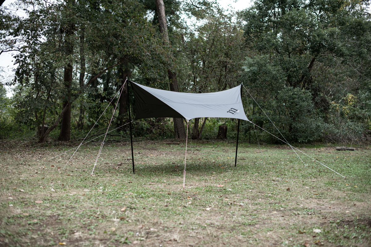 muracoのTC素材タープがモノトーンスタイルでかっこいい！ - Be in Camp