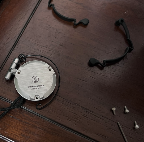オーディオテクニカの耳掛けイヤホン ATH-EM7 を試聴・分解する