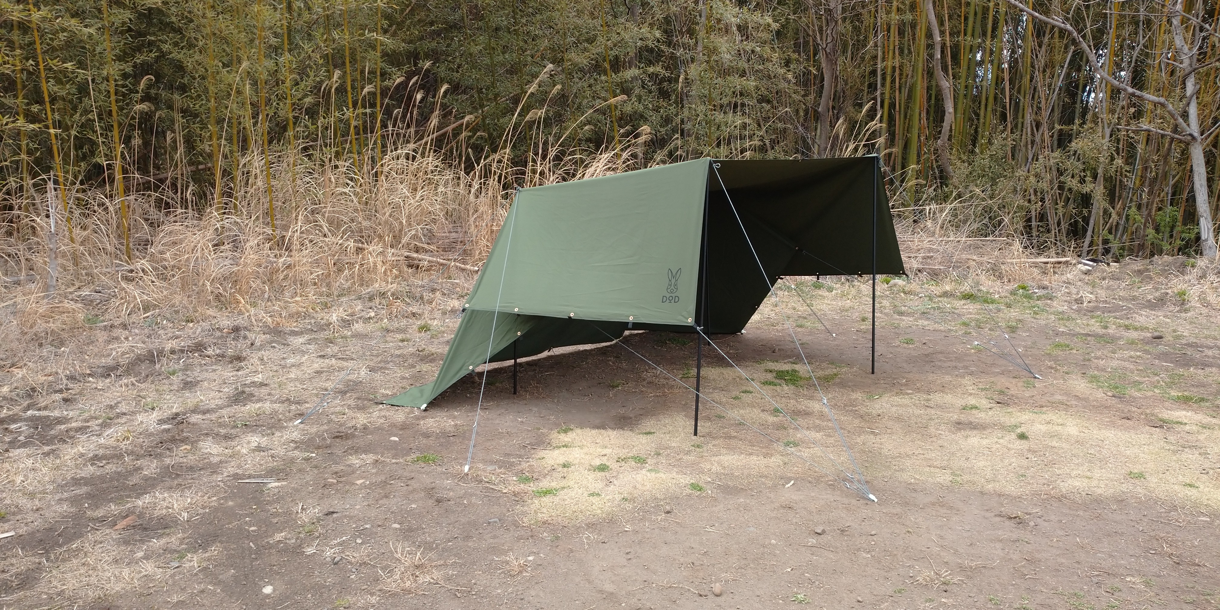 DODヌノイチ（S）】たった布一枚で可能性が無限に広がる無骨テント