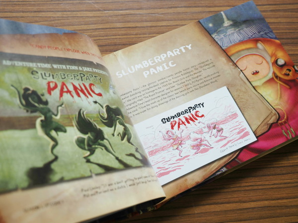 見て楽しい、読んでも楽しい、タイトルカード画集「Adventure Time