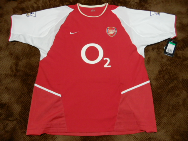 ユニフォーム 625枚目 アーセナル 2003-2004シーズン ホーム用 半袖