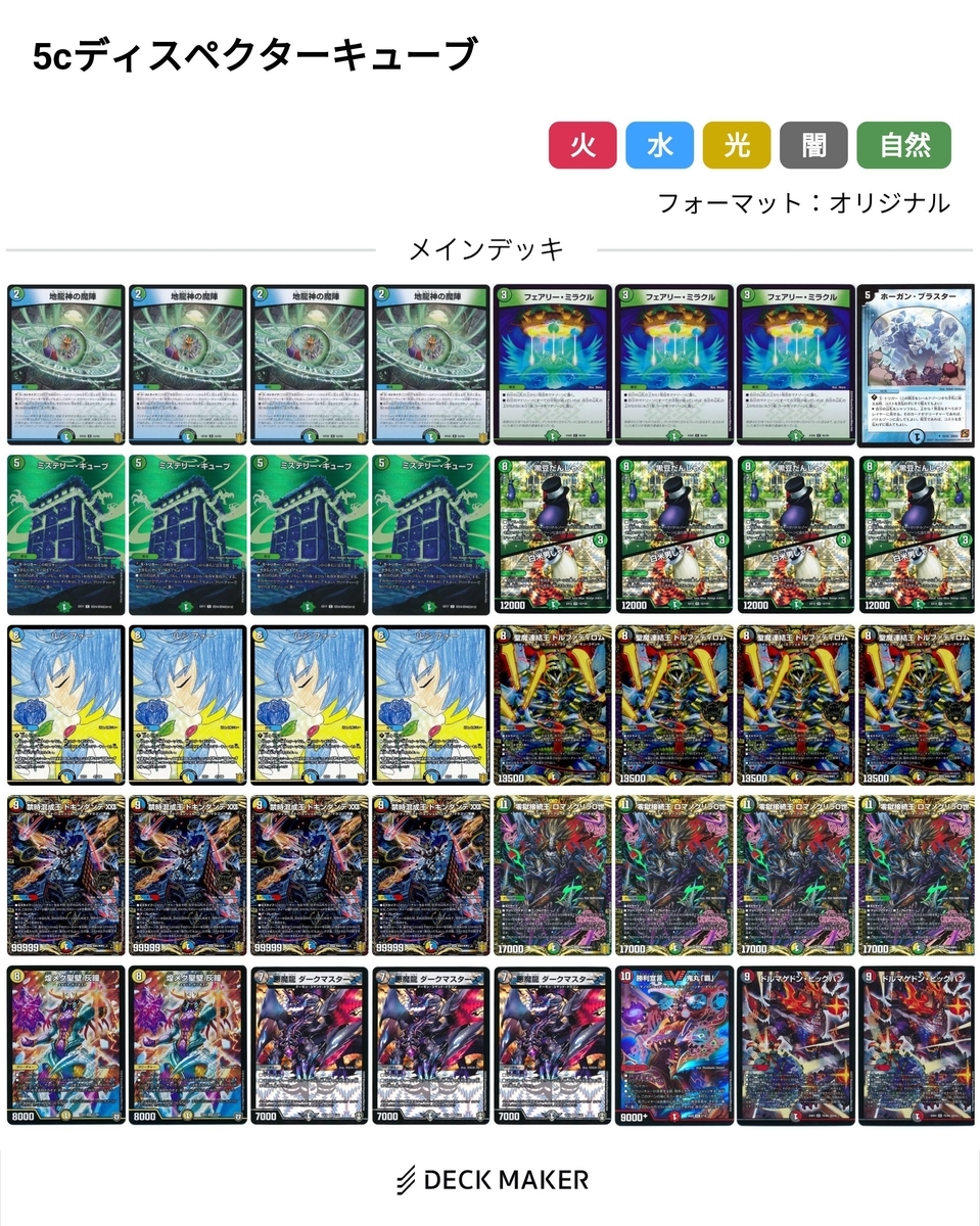 キングマスターデッキ！「格安5Cディスペクターキューブ」 - 格安