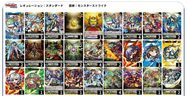 ヴァンガードデッキ紹介「モンスターストライク」その1 - 芥茶の研究ノート