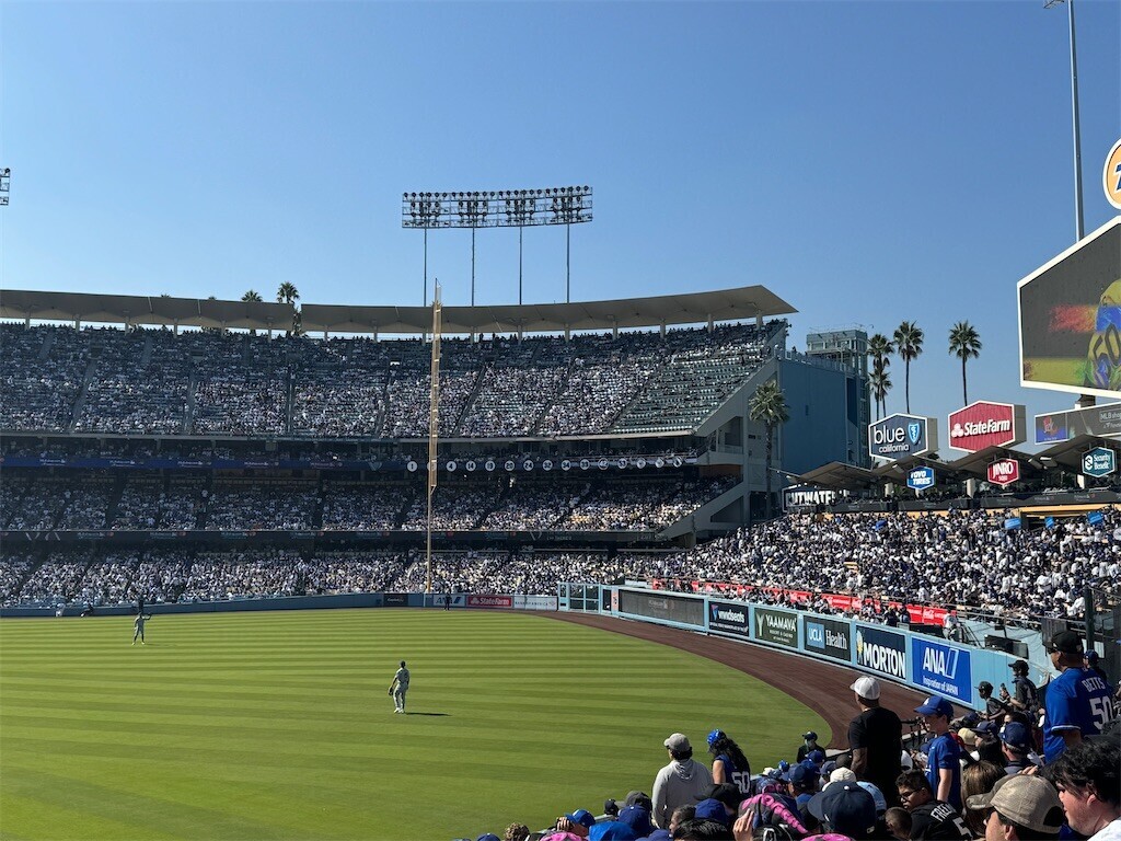LA滞在記/day1】全然知らないのにドジャースタジアムに行って大谷翔平