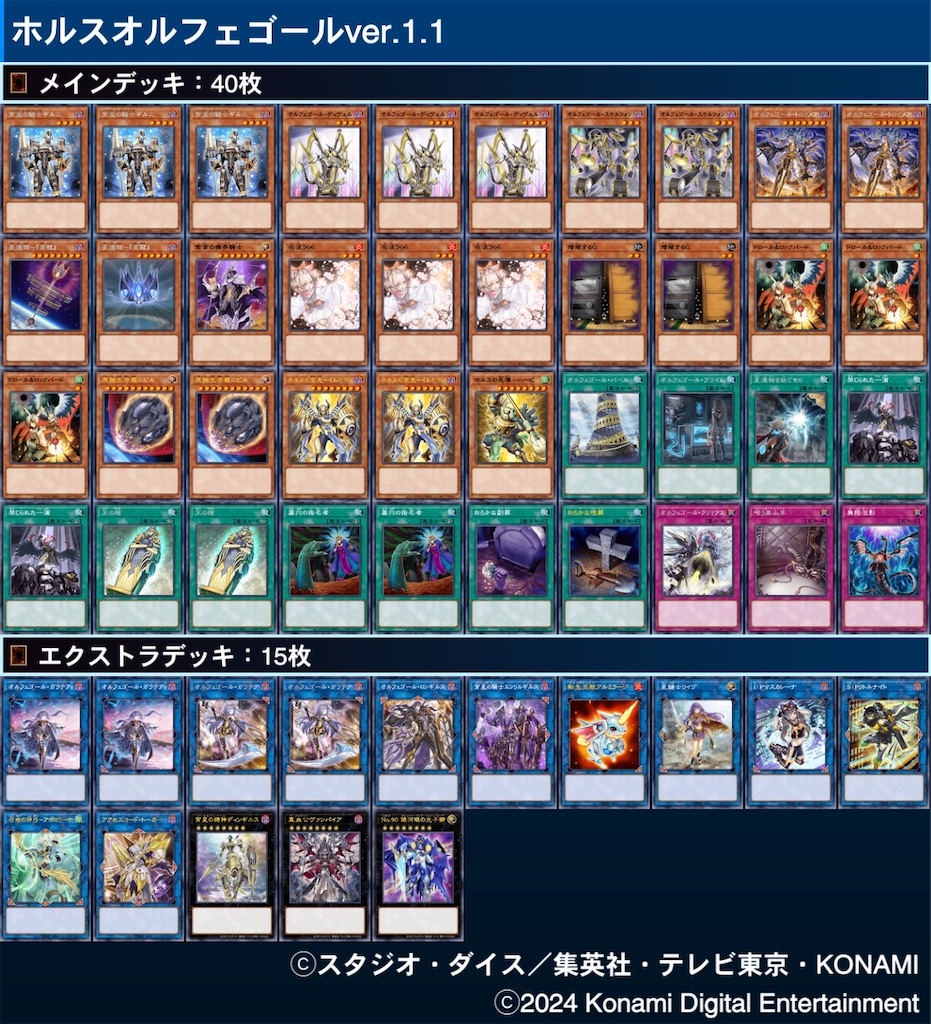 リンク1と新エースで更なる高みへ！！『ホルスオルフェゴール