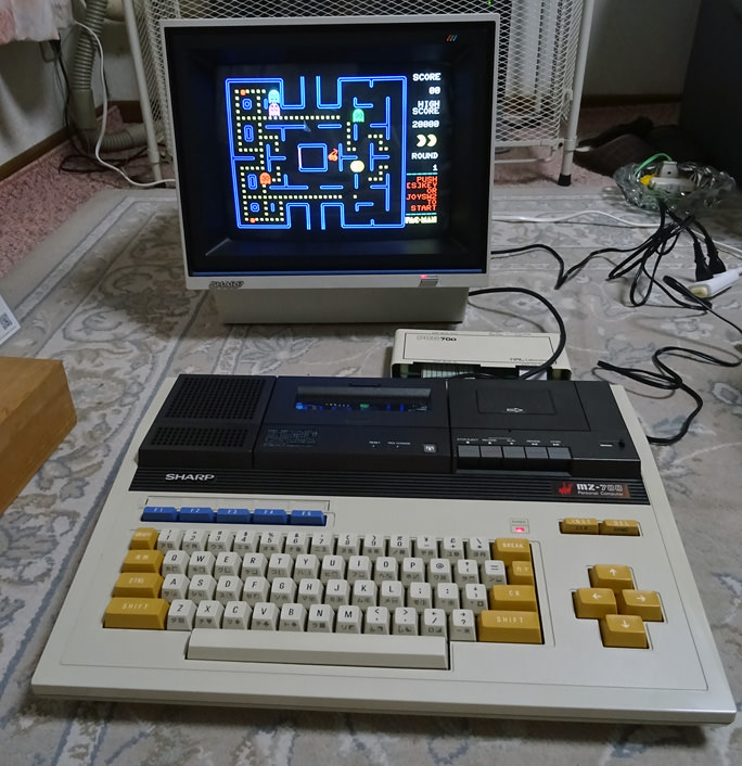 レトロPC】シャープMZ-700発売40周年 - オジギビト集会所本部長室R