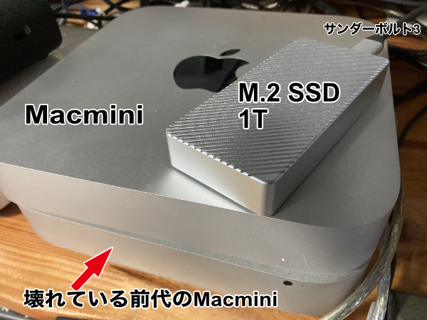 MAC mini 外付けSSDで起動 - 星みるみち
