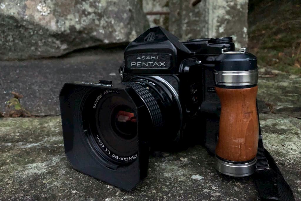 PENTAX6x7とsmc PENTAX-6x7 45mm f4で大戸の洗い越しを撮ってきた