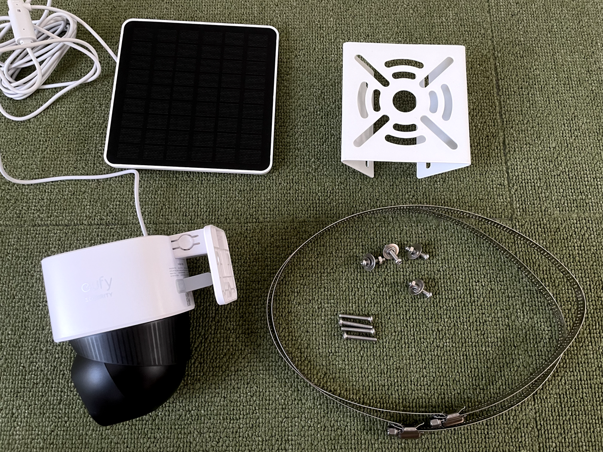 Anker Eufy SoloCam S340（監視カメラ）をパイプに取り付ける - wide