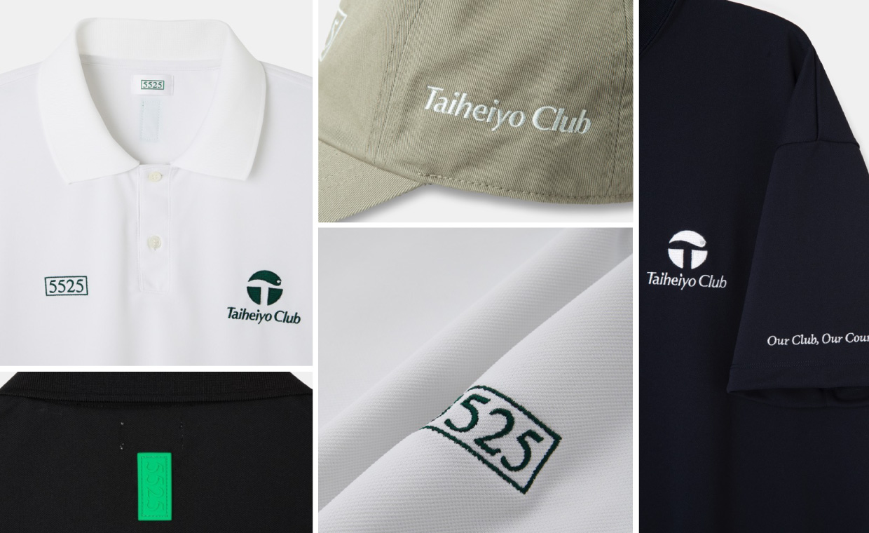 新鋭ブランド「5525」と太平洋クラブのWネームウェアを期間限定販売