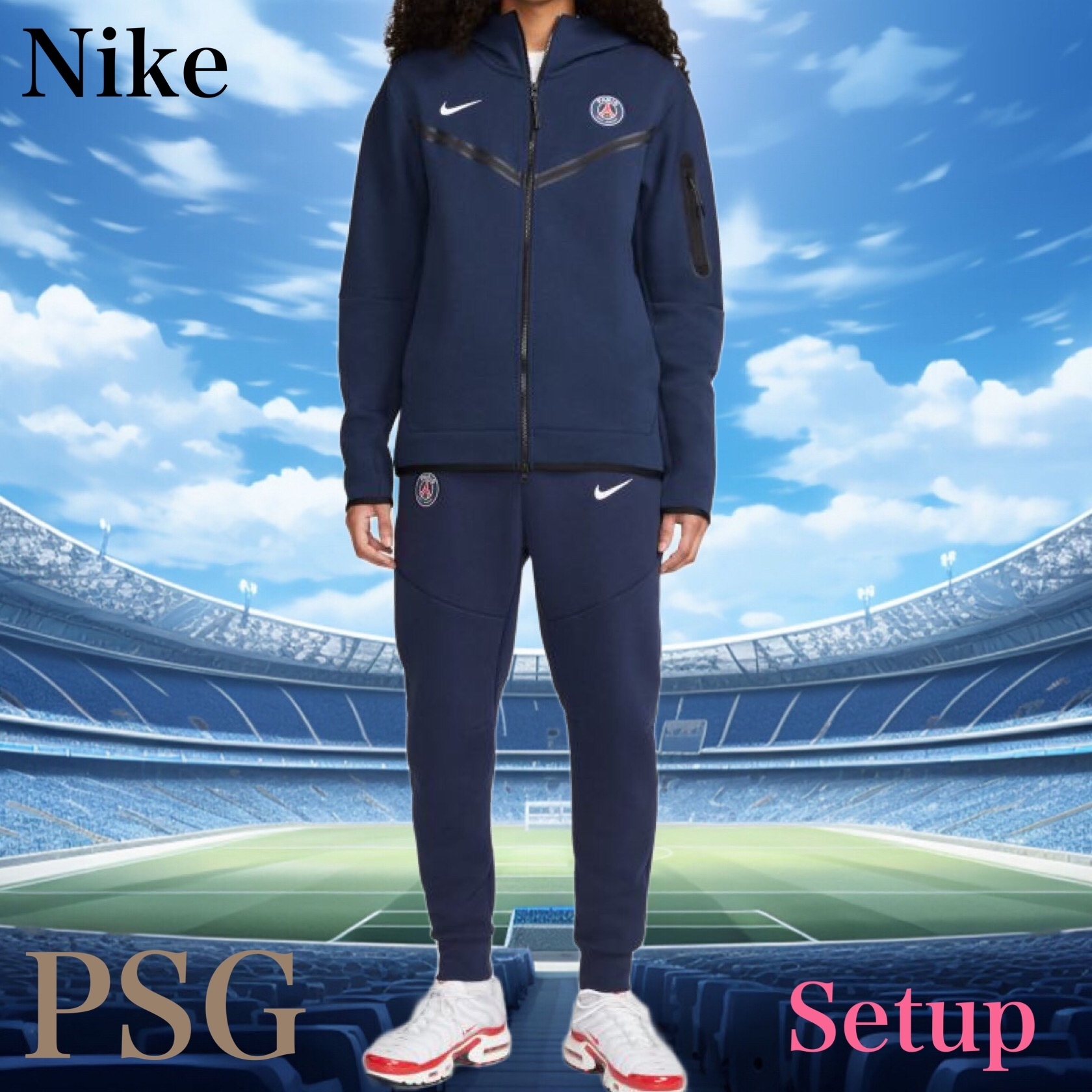 Nike パリサンジェルマン テックフリース セットアップ (Nike