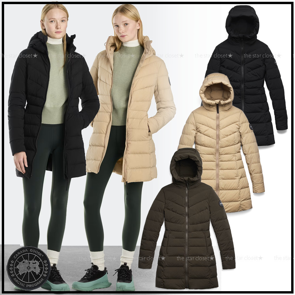 マット仕上げ○CANADA GOOSE○クレアコート ブラックラベル (CANADA