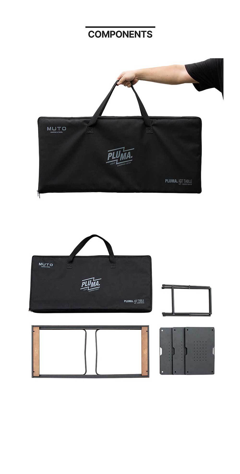 ☆MUTO ミュト☆PLUMA IGT CAMPING TABLE☆キャンプテーブル