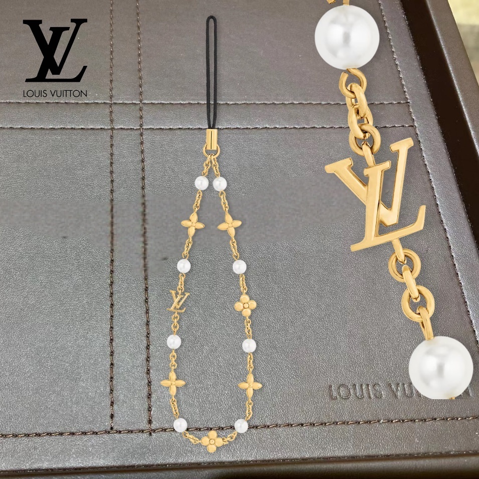 プレゼントに♪】ルイヴィトン スマホチャーム ストラップ (Louis