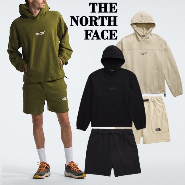 上下セット【THE NORTH FACE】Men's パーカー & ショートパンツ (THE