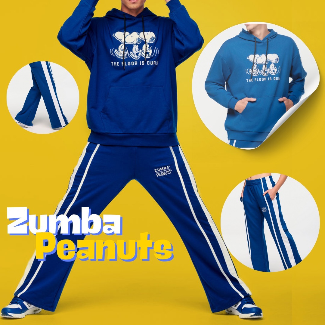 コラボ【Zumba×Peanuts】スヌーピー☆フーディ＆パンツ セット (ZUMBA