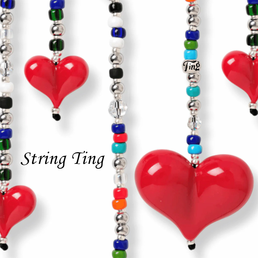 開封済 未使用 String Ting キーホルダーハート♡正規品 開封済 未使用