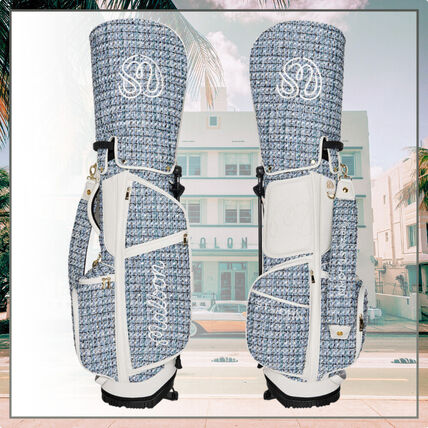 ブルー（青）系 Malbon Golf(マルボンゴルフ) キャディーバッグ