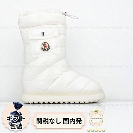 ホワイト（白）系 MONCLER(モンクレール) ブーツ(レディース