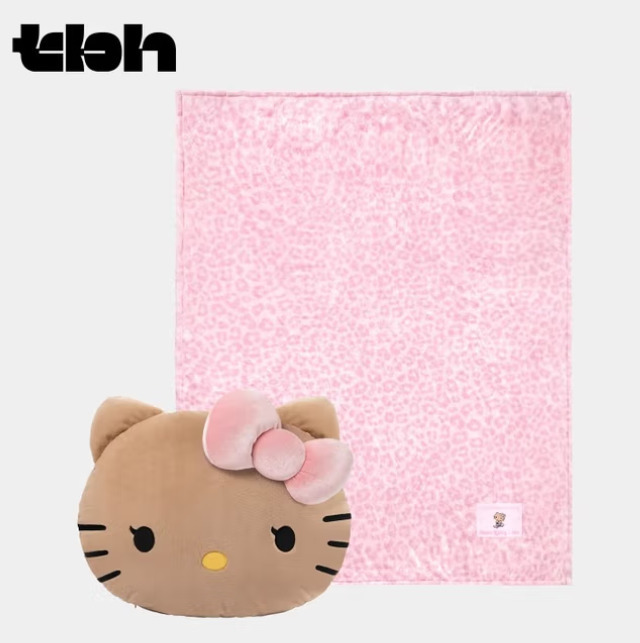 中国☆Hello Kitty x tbh ハローキティ 枕ピロー＆ブランケット (Hello