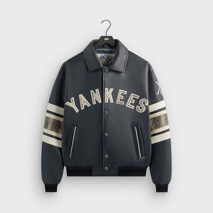 KITH x AVIREX x Yankees】極上レザー 限定コラボ ジャケット (KITH