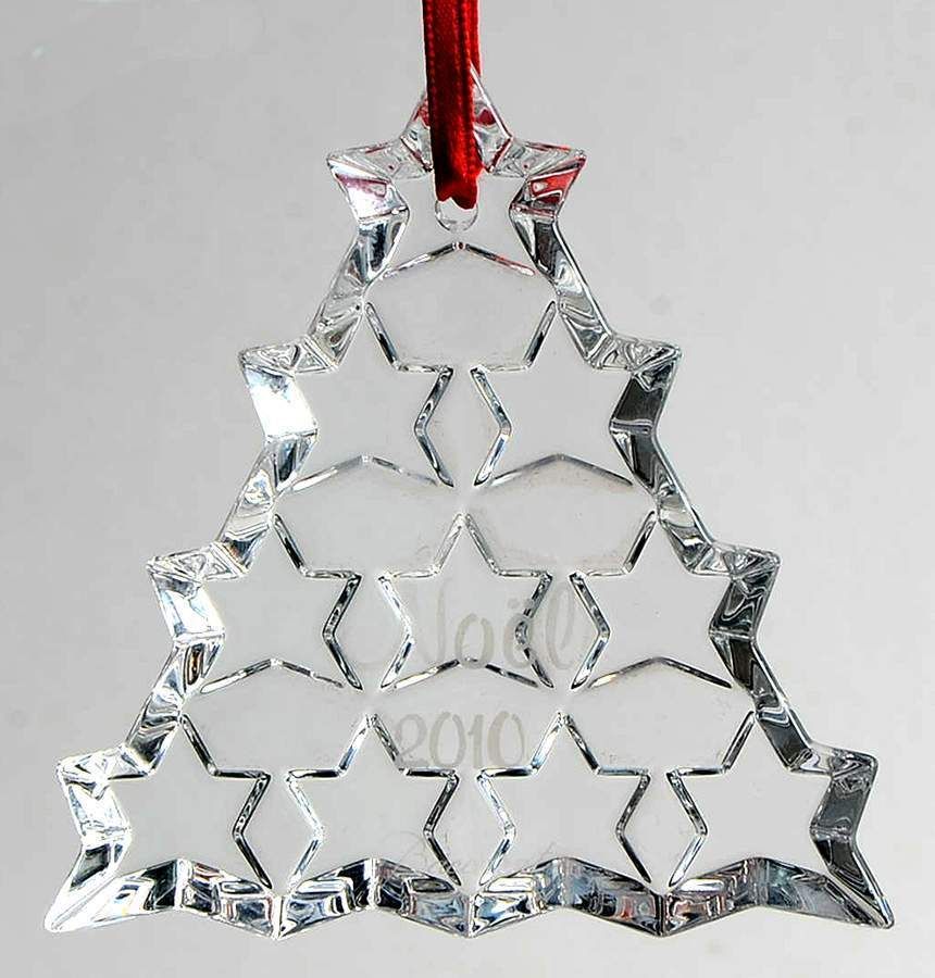 各年!】バカラクリスマスオーナメントBacarrat (Baccarat Crystal